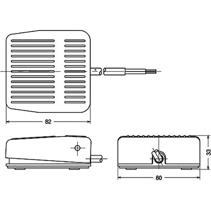 SFKB-1 フットスイッチ汎用タイプ 国際電業 保護構造IP30 1a - 【通販