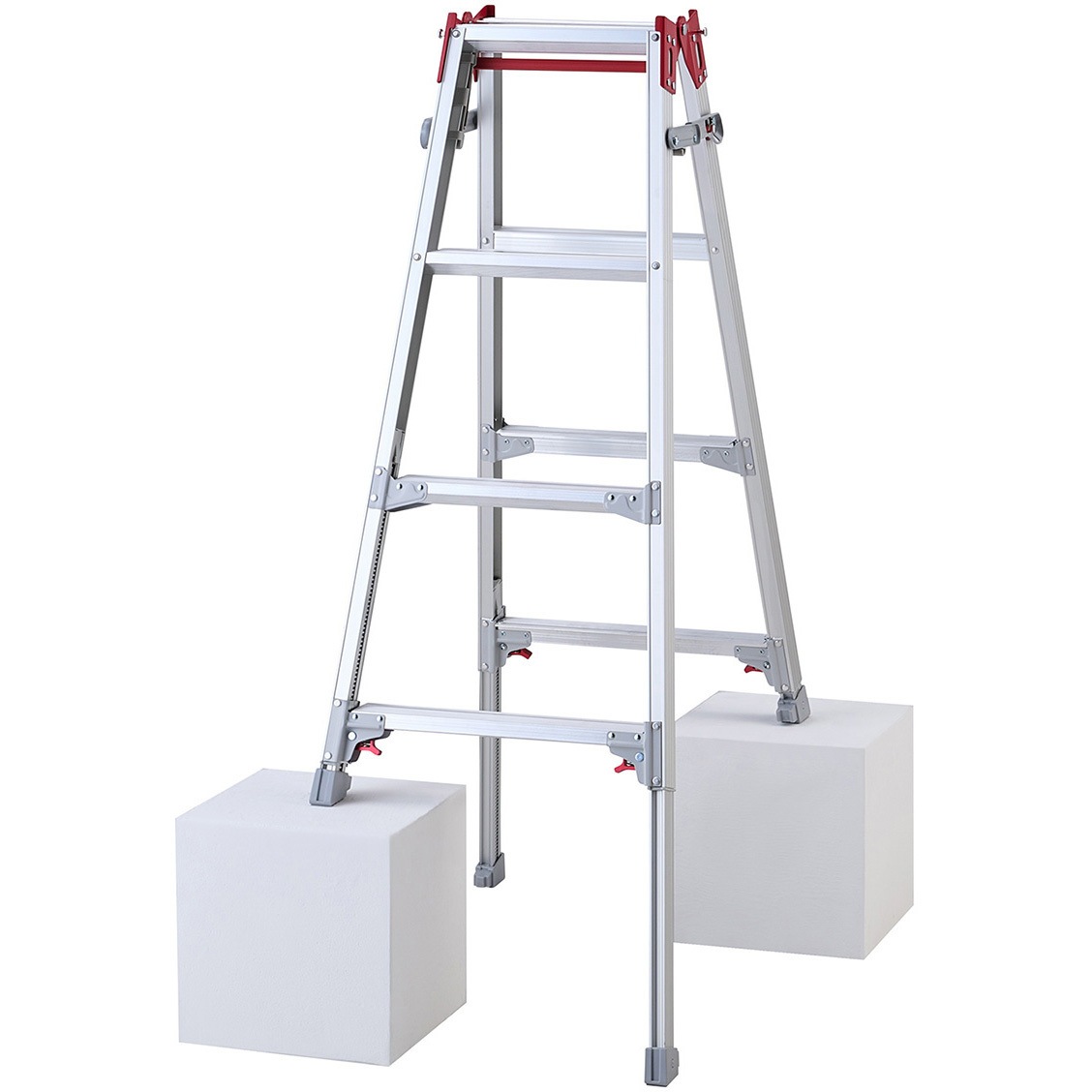 RYZ-12d はしご兼用脚立 RYZ-d 長谷川工業 天板高さ1.02～1.33m踏ざん