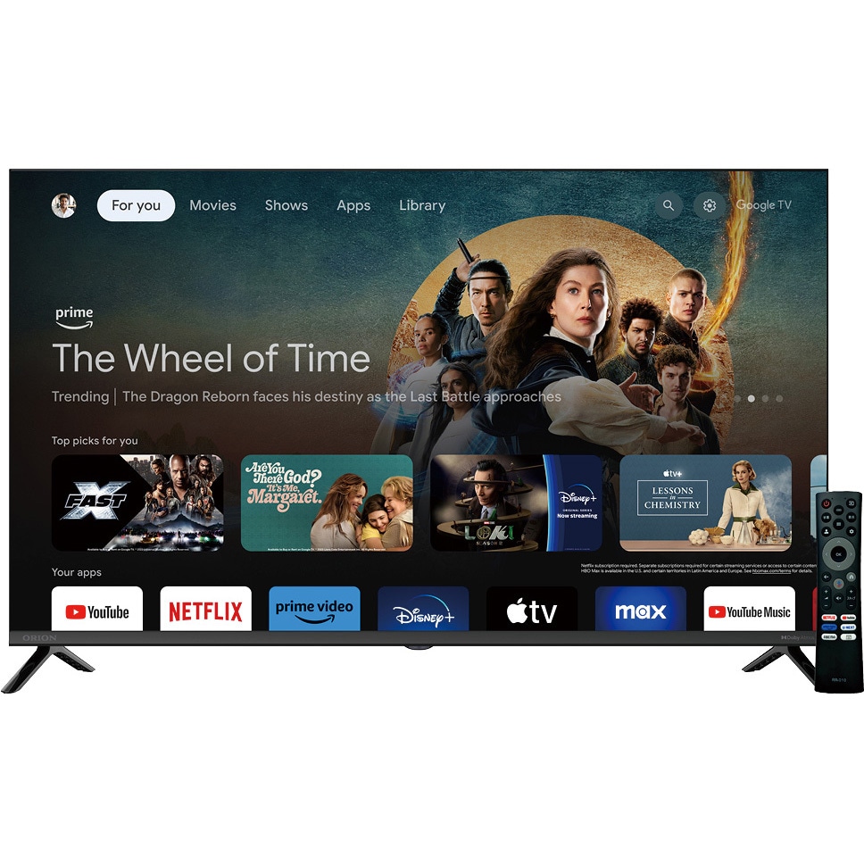 GL431U フルHD チューナーレススマートテレビ 1台 オリオン(ORION