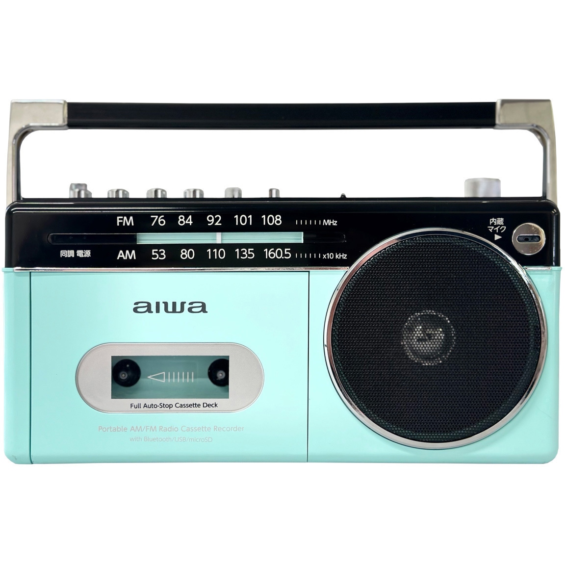 GAA4-RCP0003(PG) aiwa ラジカセ パルテルカラー Bluetooth AM ワイド
