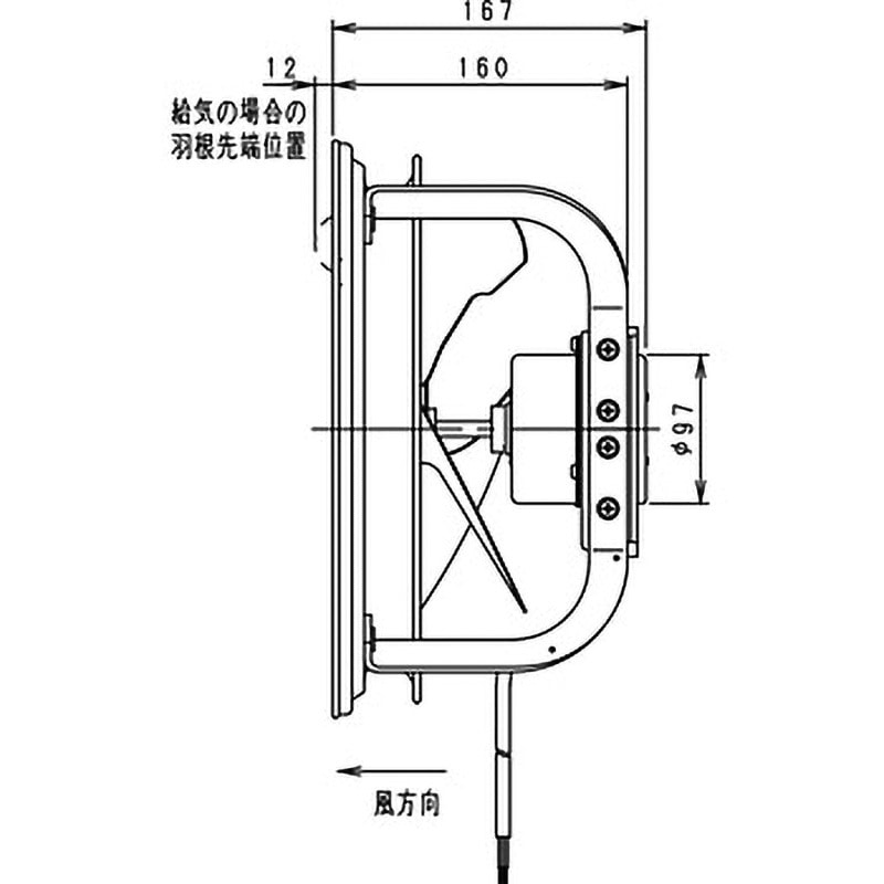 FY-20GSU3 有圧換気扇 Panasonic(パナソニック) 業務用厨房・事務所