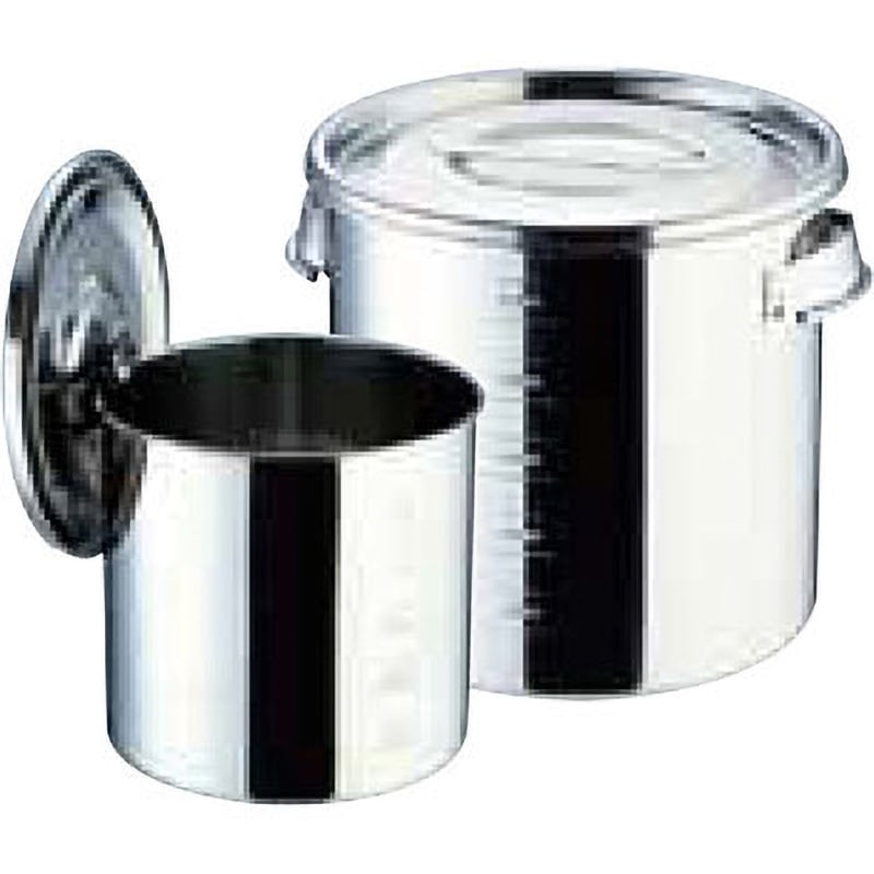 22cm 18-8 目盛付キッチンポット UK(三宝) 丸 - 【通販モノタロウ】