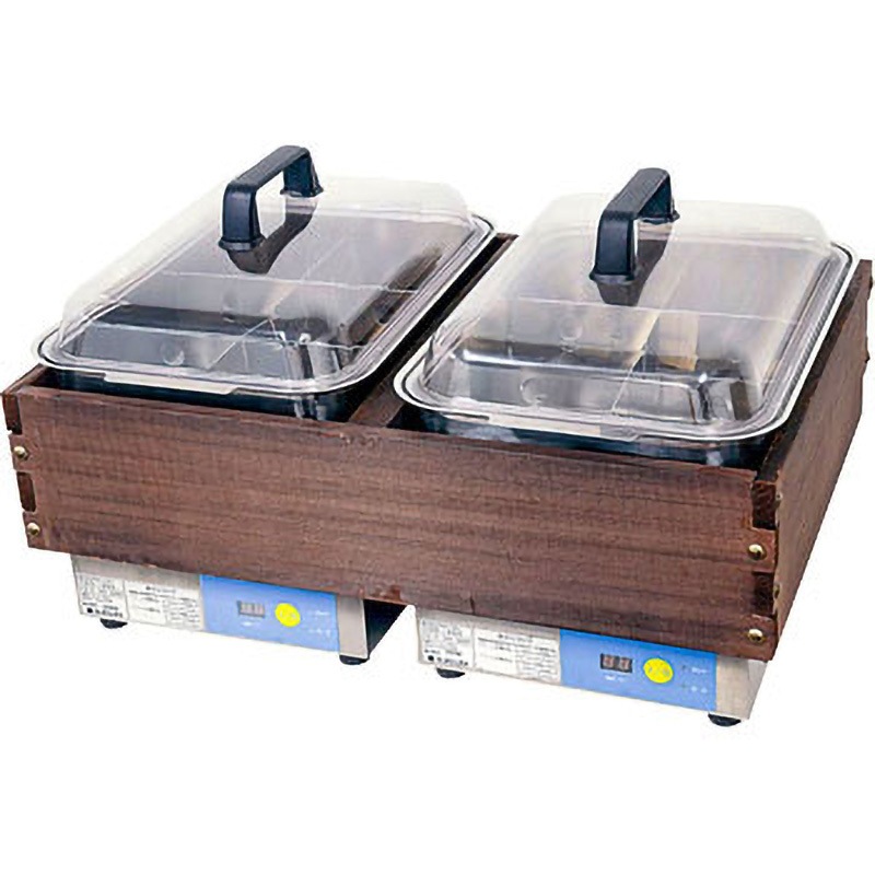 TDO-900WR マイコンおでんウォーマー タニックス 容量9.8×2L 寸法(内鍋