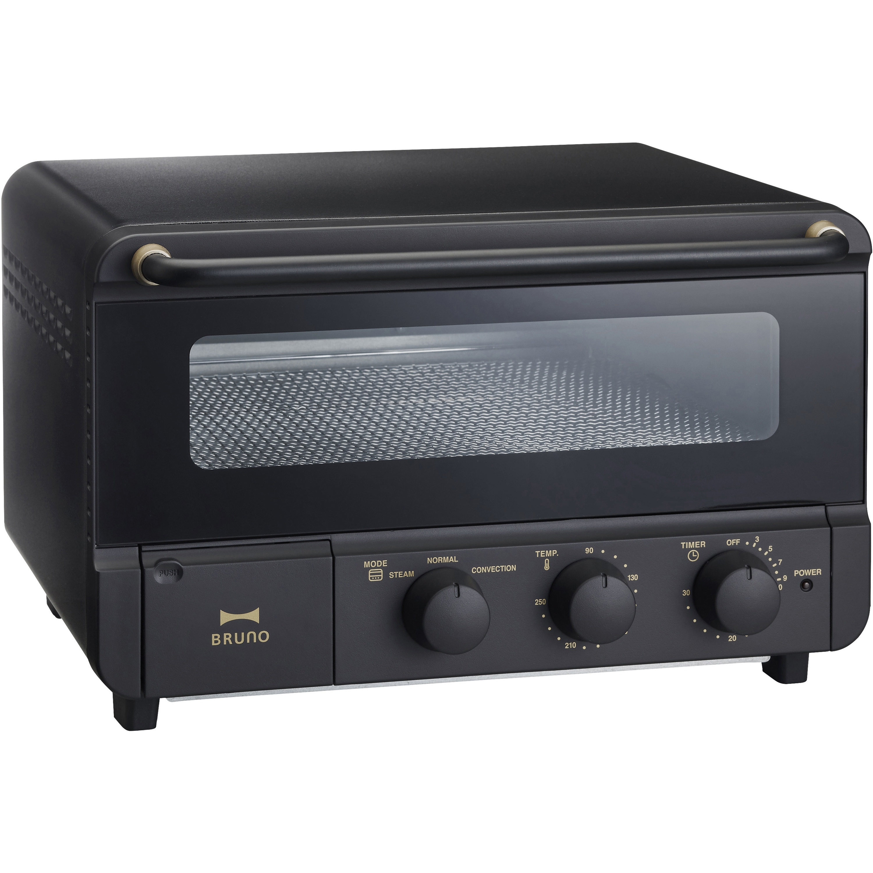 BOE067-BK スチーム&ベイク トースター 1台 BRUNO(ブルーノ) 【通販