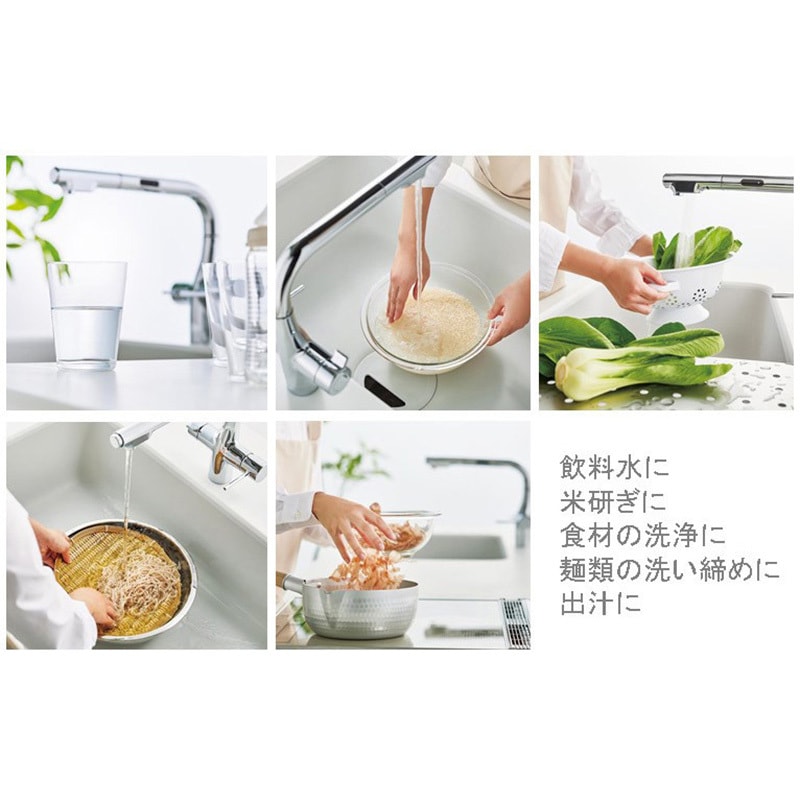 AWJSA2HSK キッチン用浄水器内蔵シャワー混合水栓(スパウトイン型