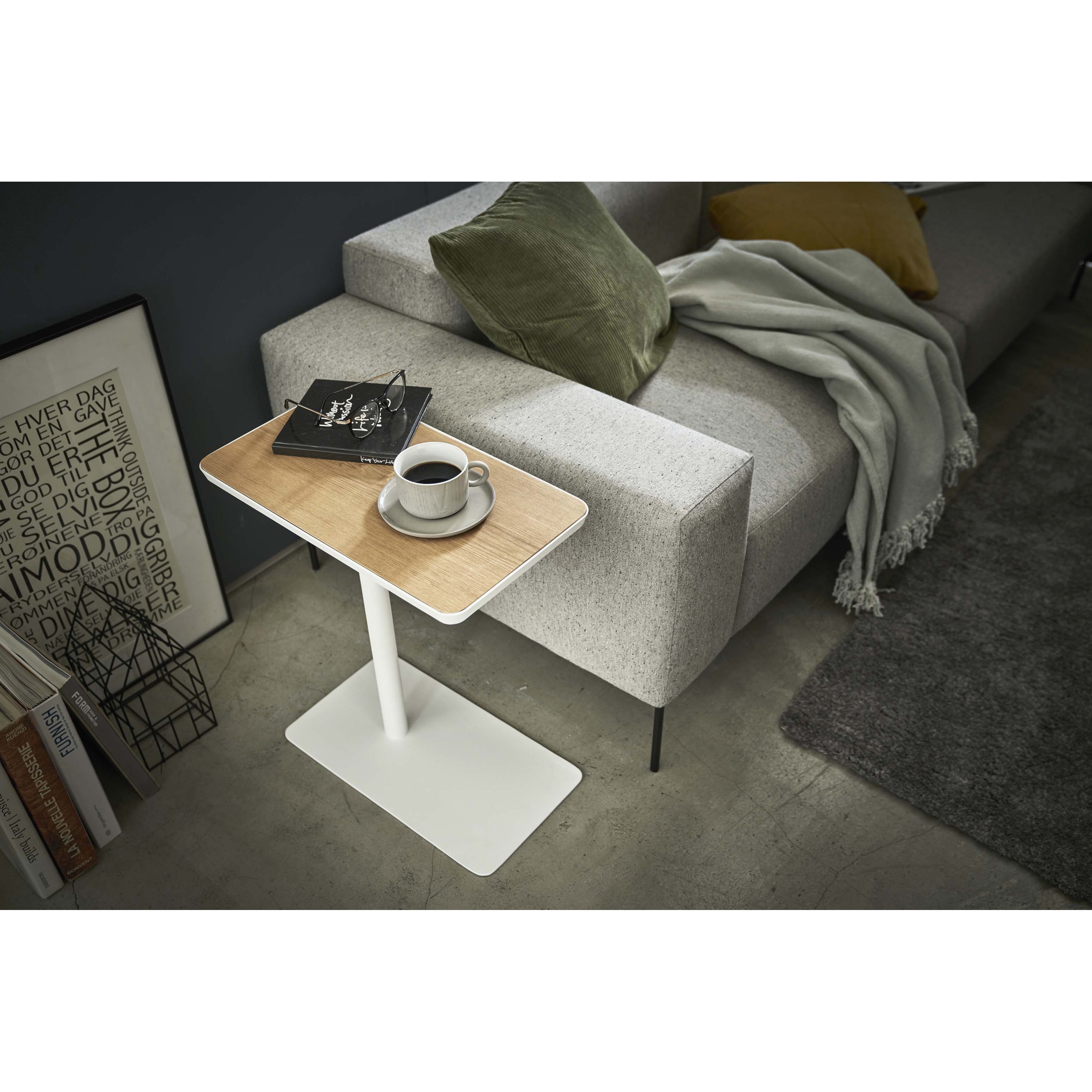 5120 tower タワー 差し込み サイドテーブル 山崎実業 ホワイト色