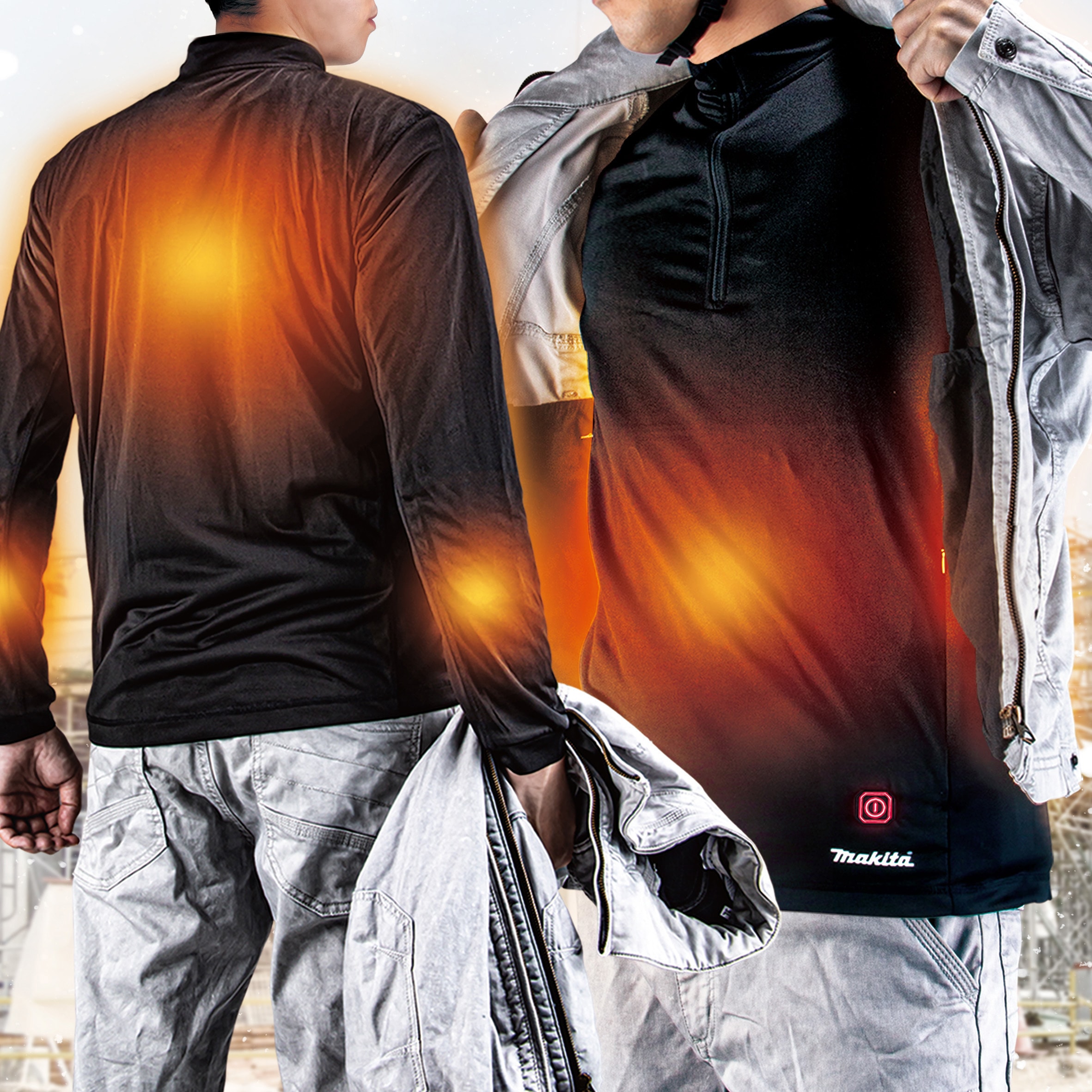 CX201DZL 充電式暖房インナー 1着 マキタ 【通販モノタロウ】