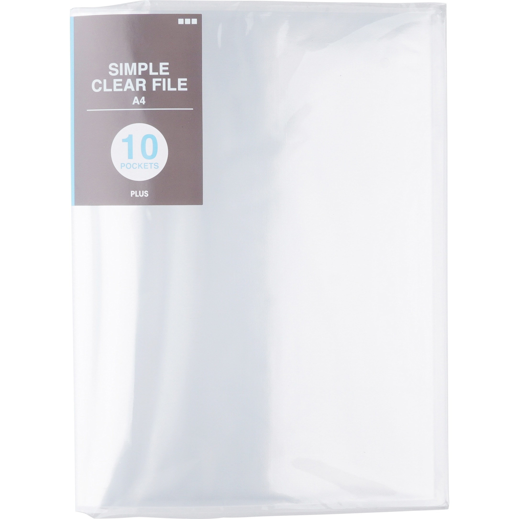 FC-210SC(98157) シンプルクリアーファイル PLUS(プラス)[文具