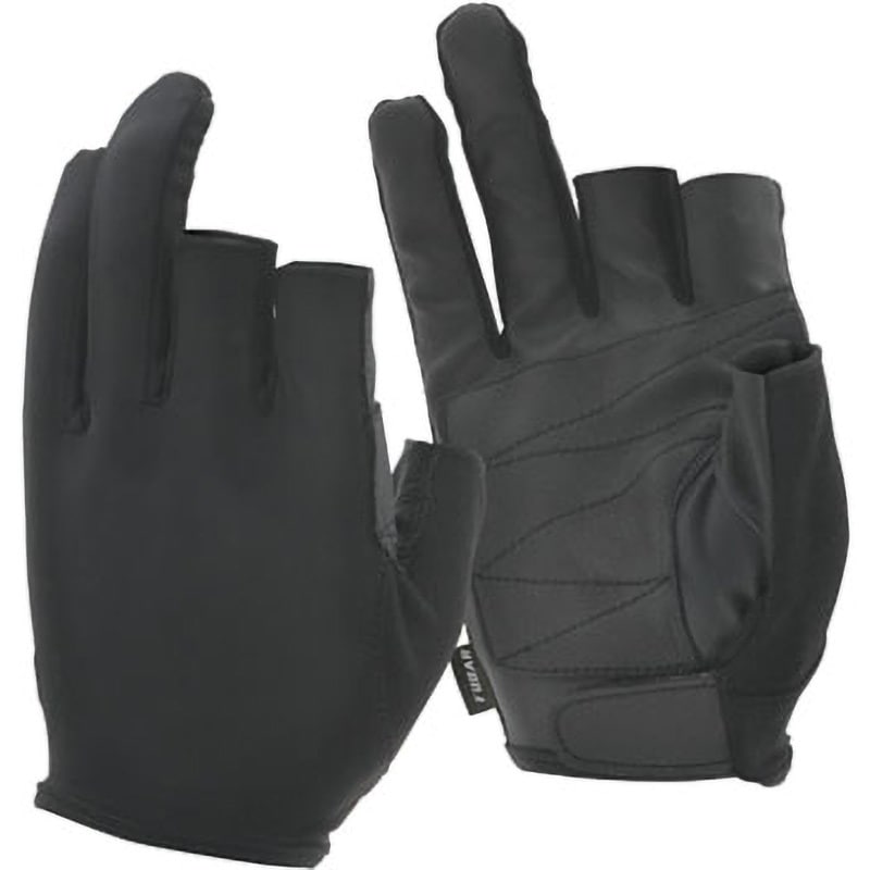 FB-62 フーバー(FUBAR) シンセティックレザーグローブ 3フィンガーレス