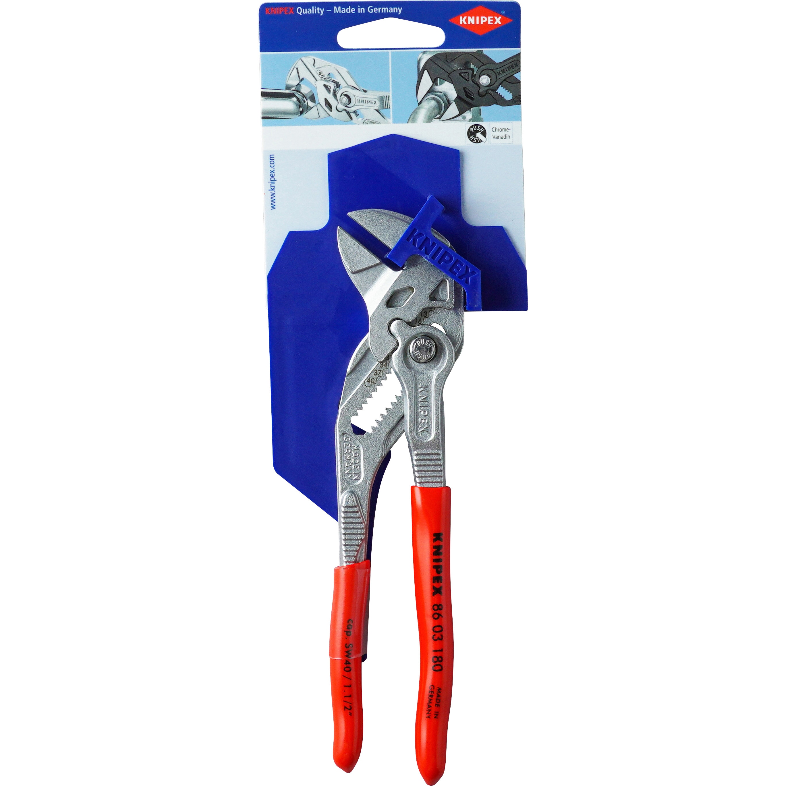 8603-180SB プライヤーレンチ KNIPEX(クニペックス) サイズ180mm