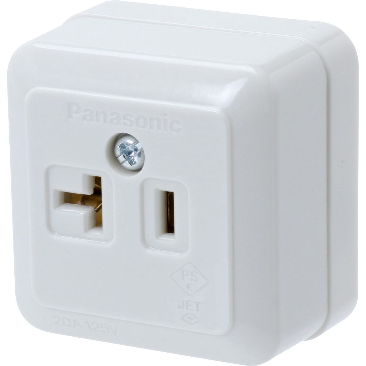 WK1821 15A・20A兼用角型コンセント Panasonic(パナソニック) 125V 極
