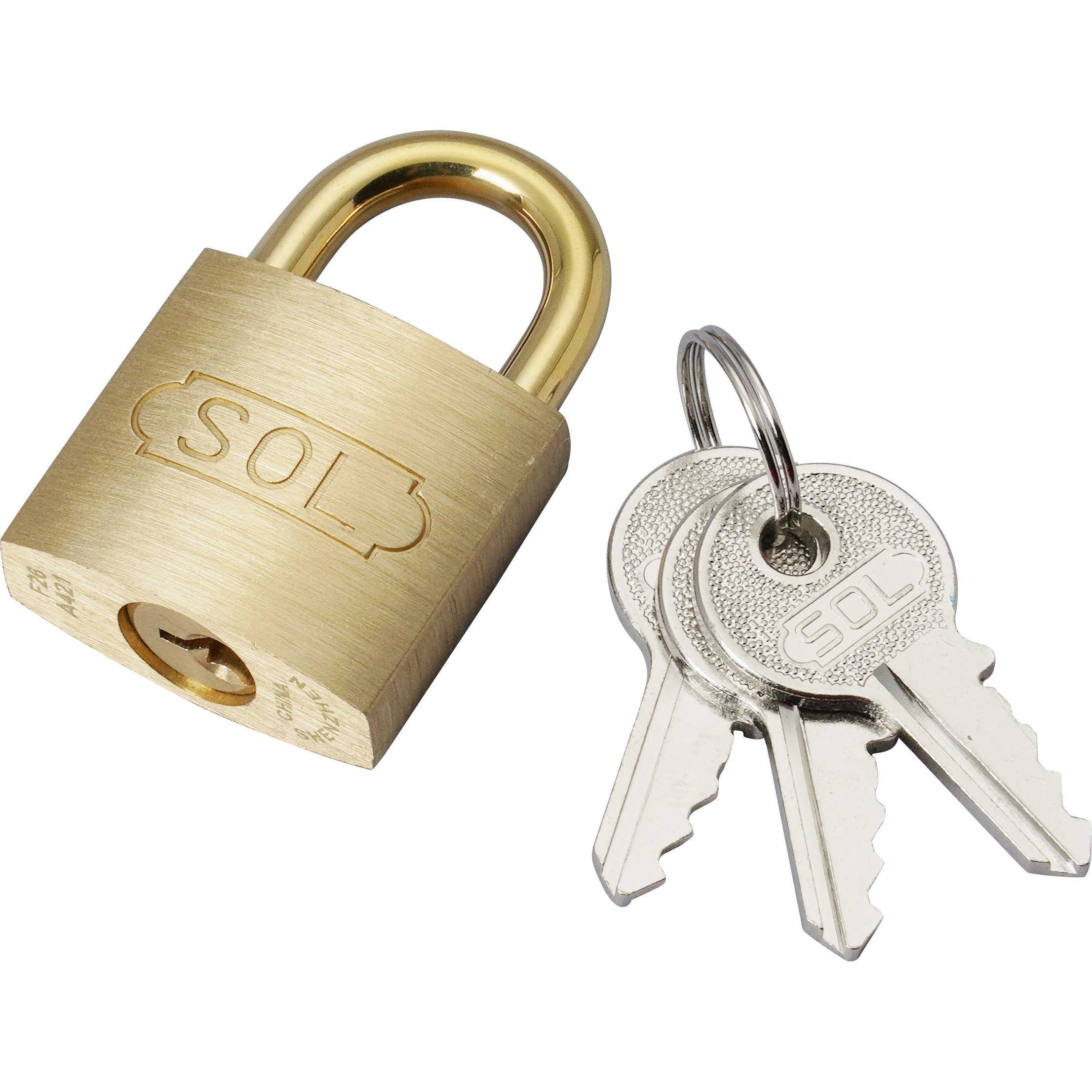 2500SD-30 SOL シリンダー南京錠 No.2500 (同一鍵) SOL HARD キー式