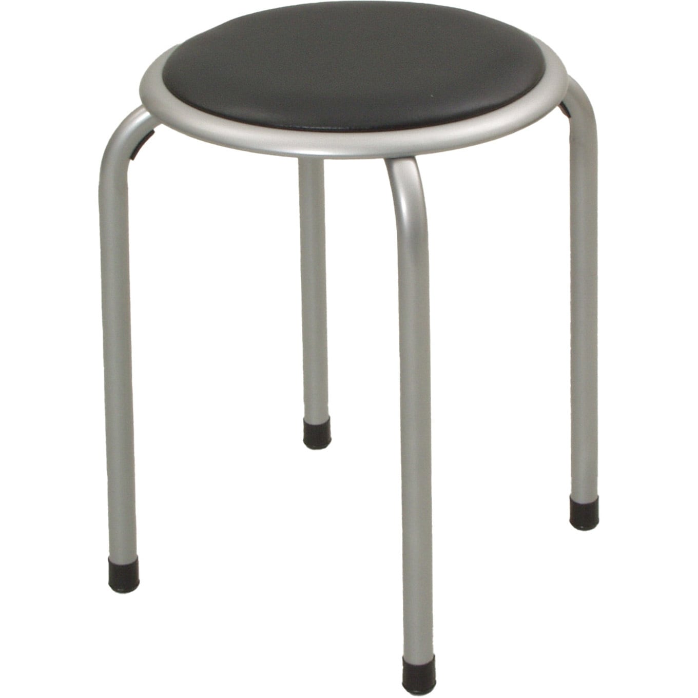 YZX-01(SB) パイプ丸イス YAMAZEN(山善) スタッキング可 丸椅子