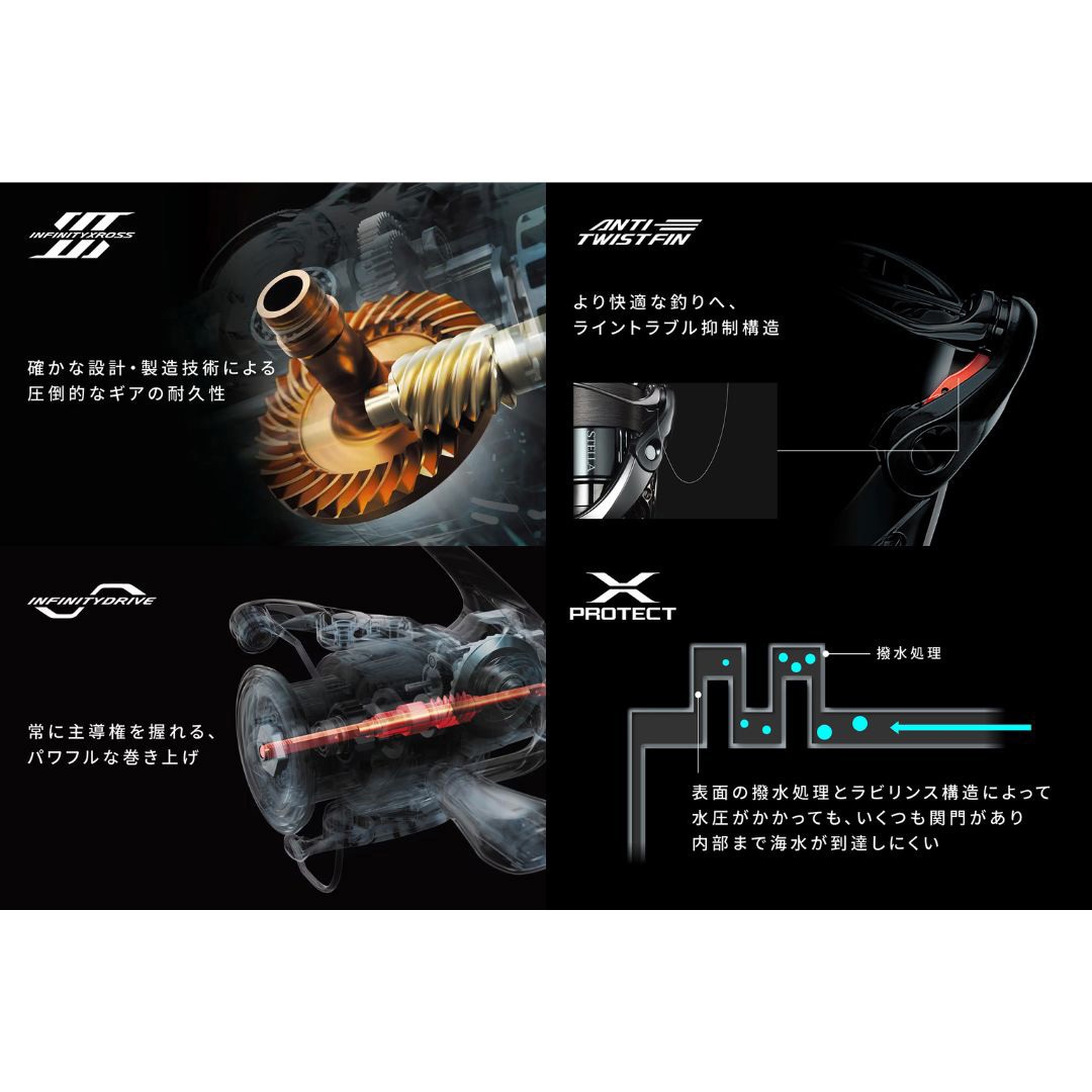 2500SHG 25 アルテグラ SHIMANO(シマノ) 自重210g 2500SHG - 【通販