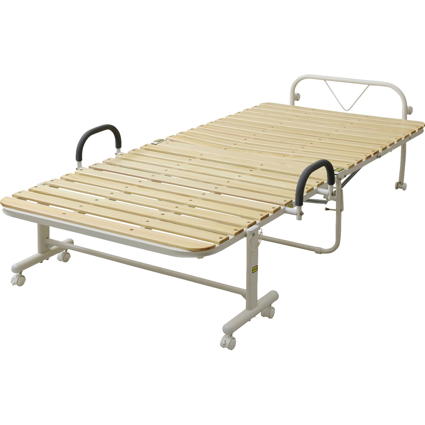 YSFB-1S(NA/MWH) 折りたたみすのこベッド YAMAZEN(山善) シングル