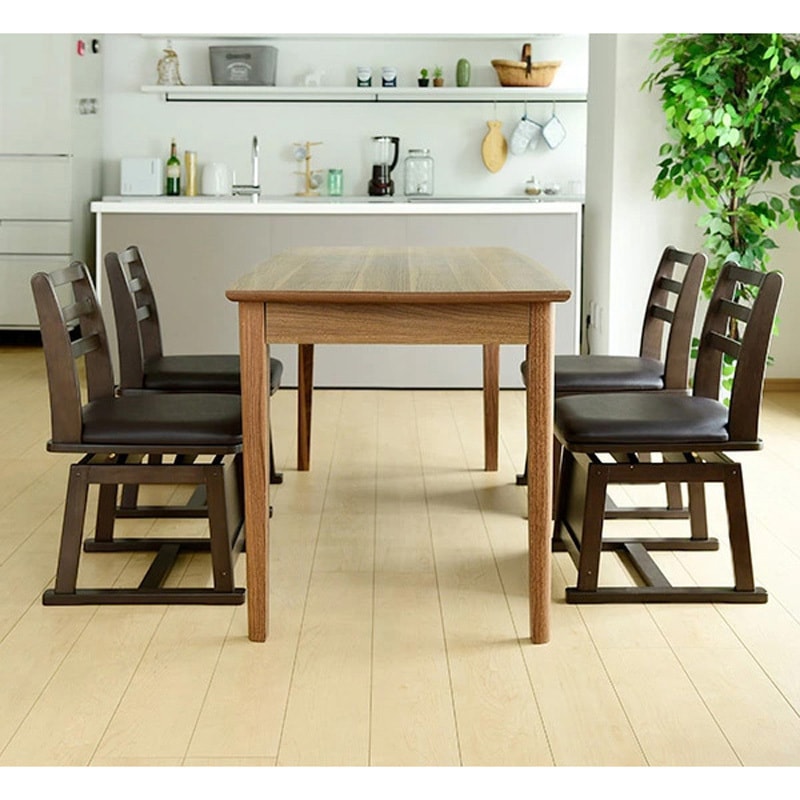 GDC-011T(DB) 回転式 ダイニングこたつ用チェア YAMAZEN(山善) 幅44cm