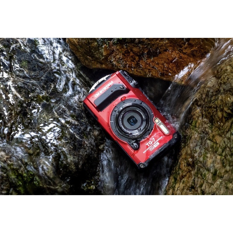 TG-7 RED 防水防塵デジタルカメラ Tough TG-7 OM SYSTEM レッド色
