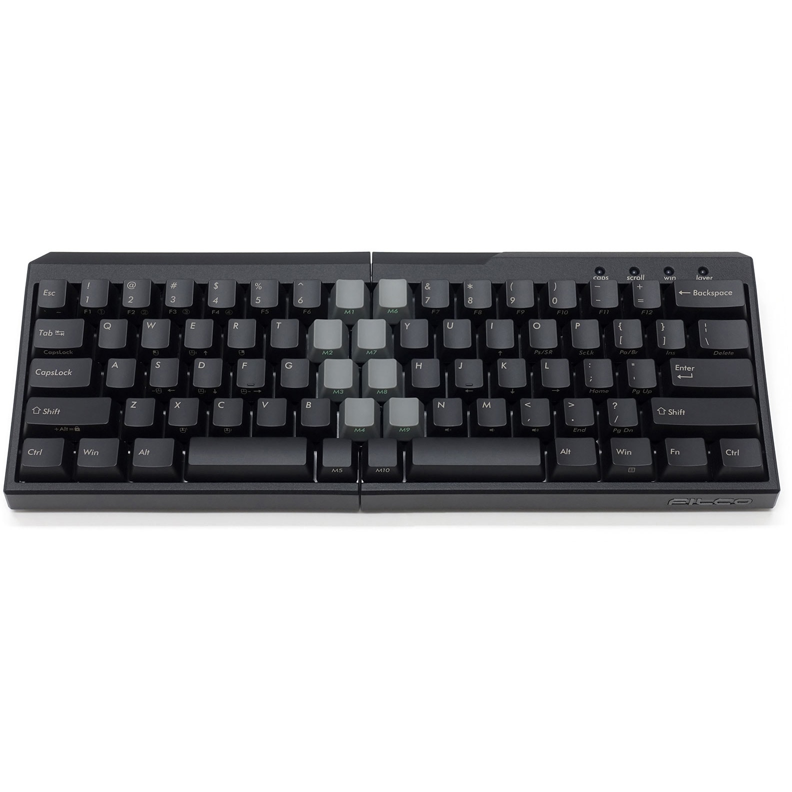 FKBXS72M/EB 左右分割型キーボードMajestouch Xacro M10SP 72US 英語