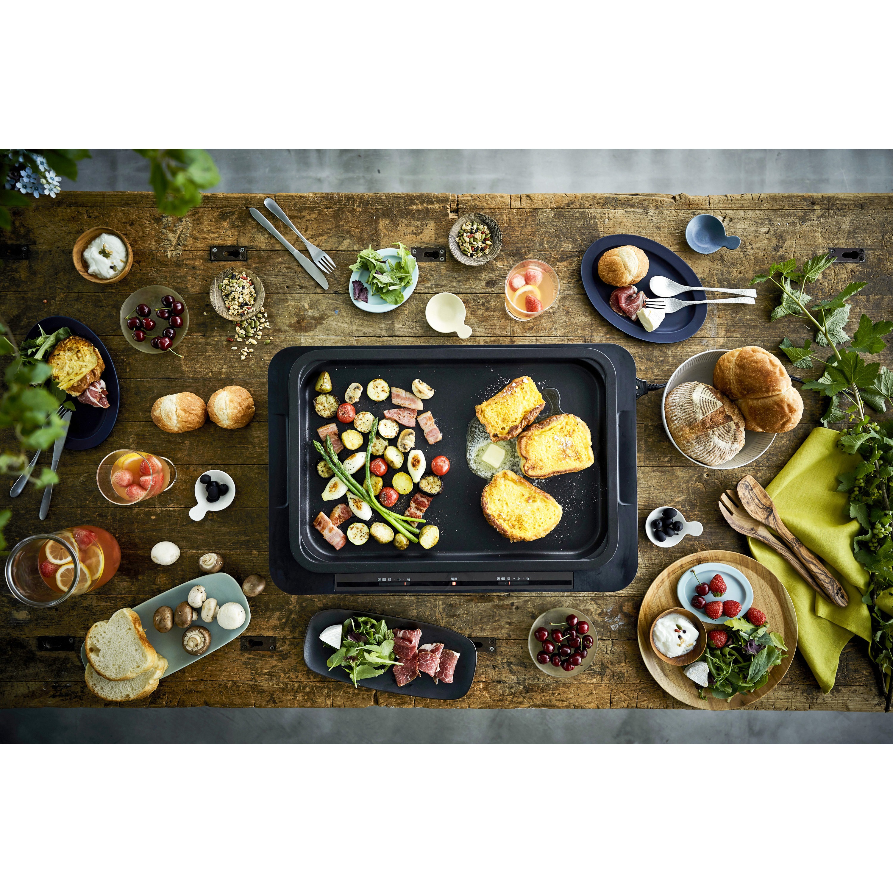 WHP-011-B ホットプレート 左右温度調整 1台 アイリスオーヤマ 【通販