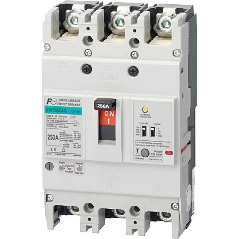EW250RAG-3P225B 汎用形配線用漏電遮断器 G-TWINシリーズ スタンダード