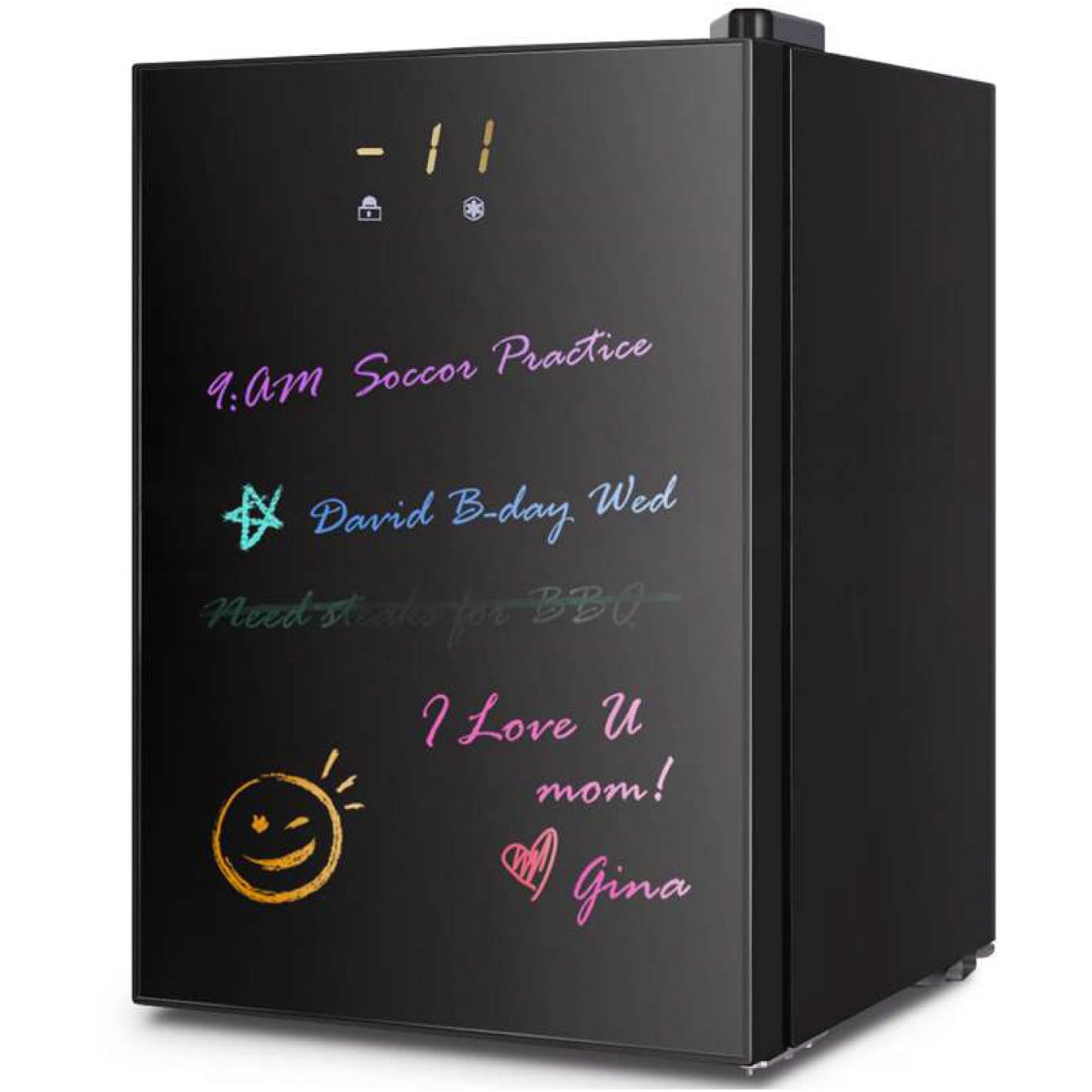 TH-GTR60L-BK ガラス扉1ドア冷凍庫 60L TOHOTAIYO 直冷式 - 【通販