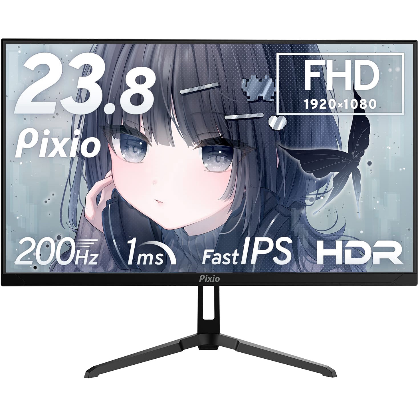 PX248WAVE-O PX248 Wave ゲーミングモニター 23.8インチ 200Hz FHD