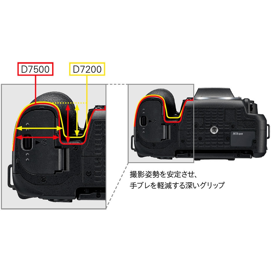D7500 ボディ デジタル一眼レフカメラ D7500 Nikon(ニコン) ブラック色