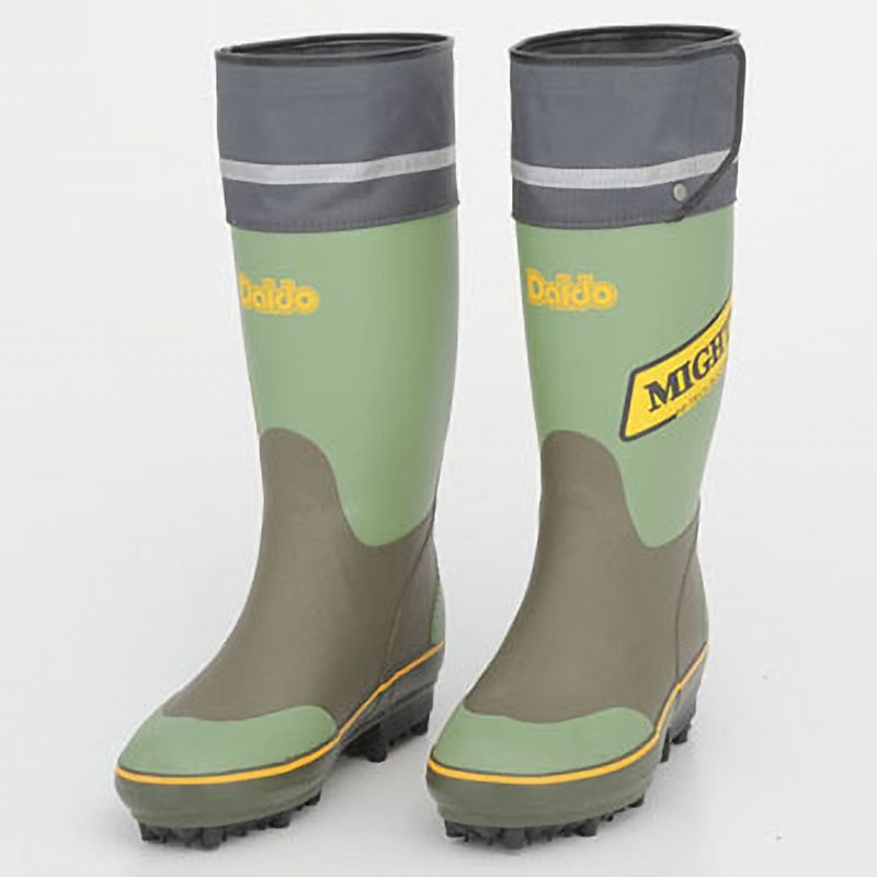 20A マイティブーツNSワイド Daido(大同石油) 長靴 オリーブ色 作業靴