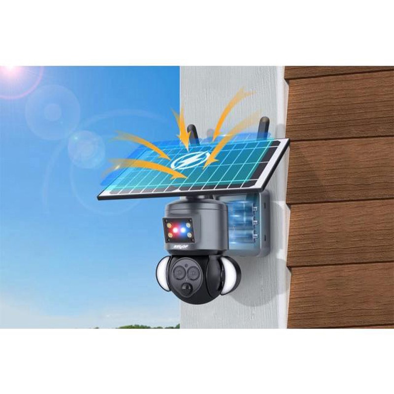 ST-558-6M-12X ソーラーバッテリー セキュリティカメラ 1個 BELLOF