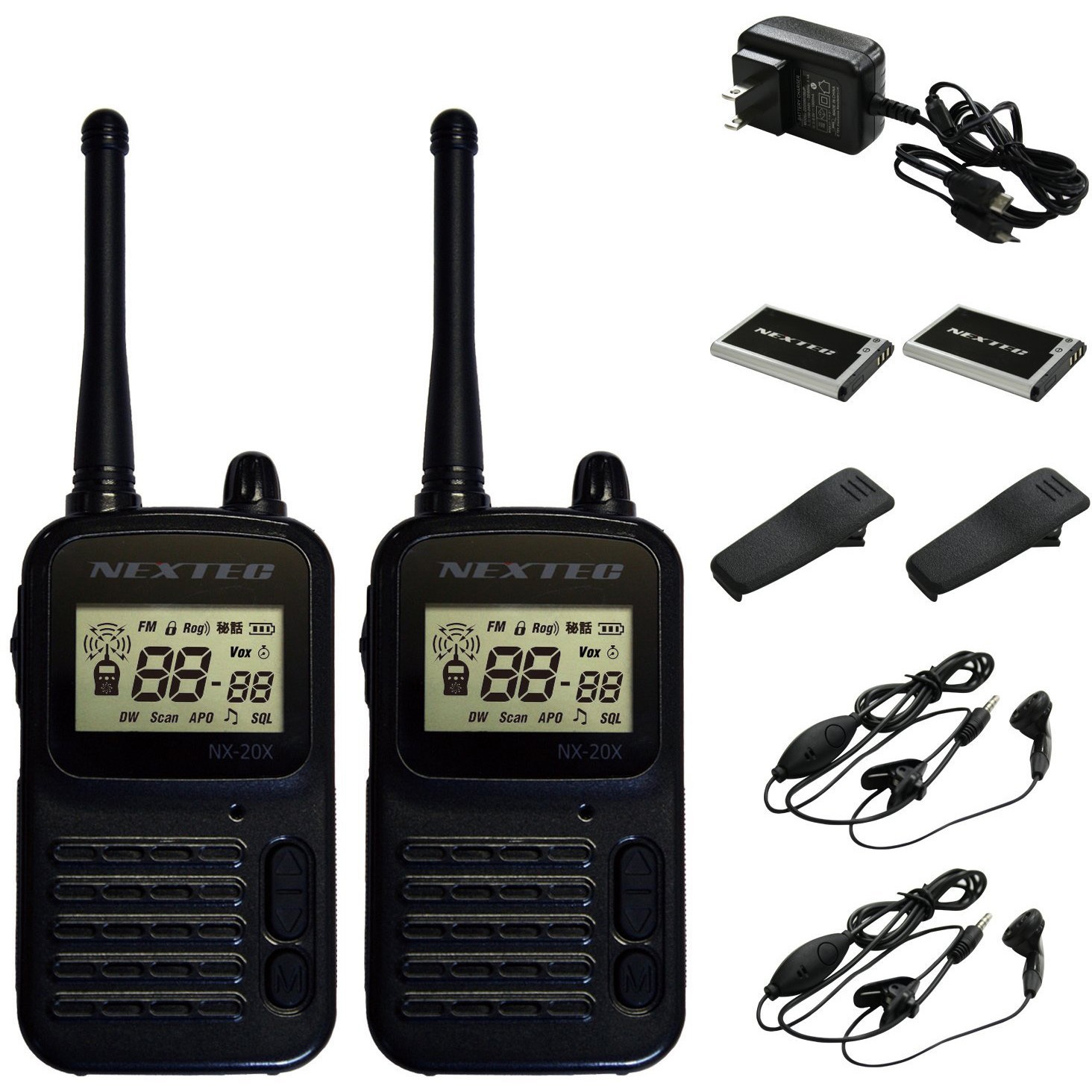 NX-20X-BK 特定小電力トランシーバー NX-20X 1セット エフ・アール