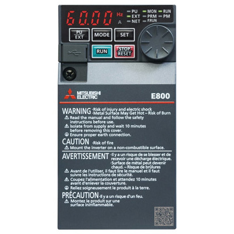 FR-E820-3.7K-1 インバータFREQROL-E800シリーズ 200Vクラス 三菱電機