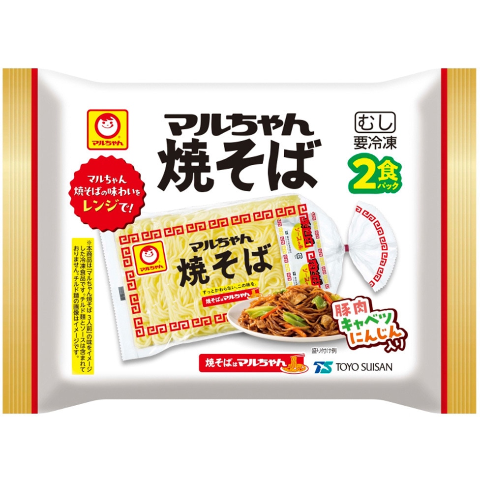 冷凍]マルちゃん焼そば 2食パック 1セット(440g×10袋) 東洋水産(マル