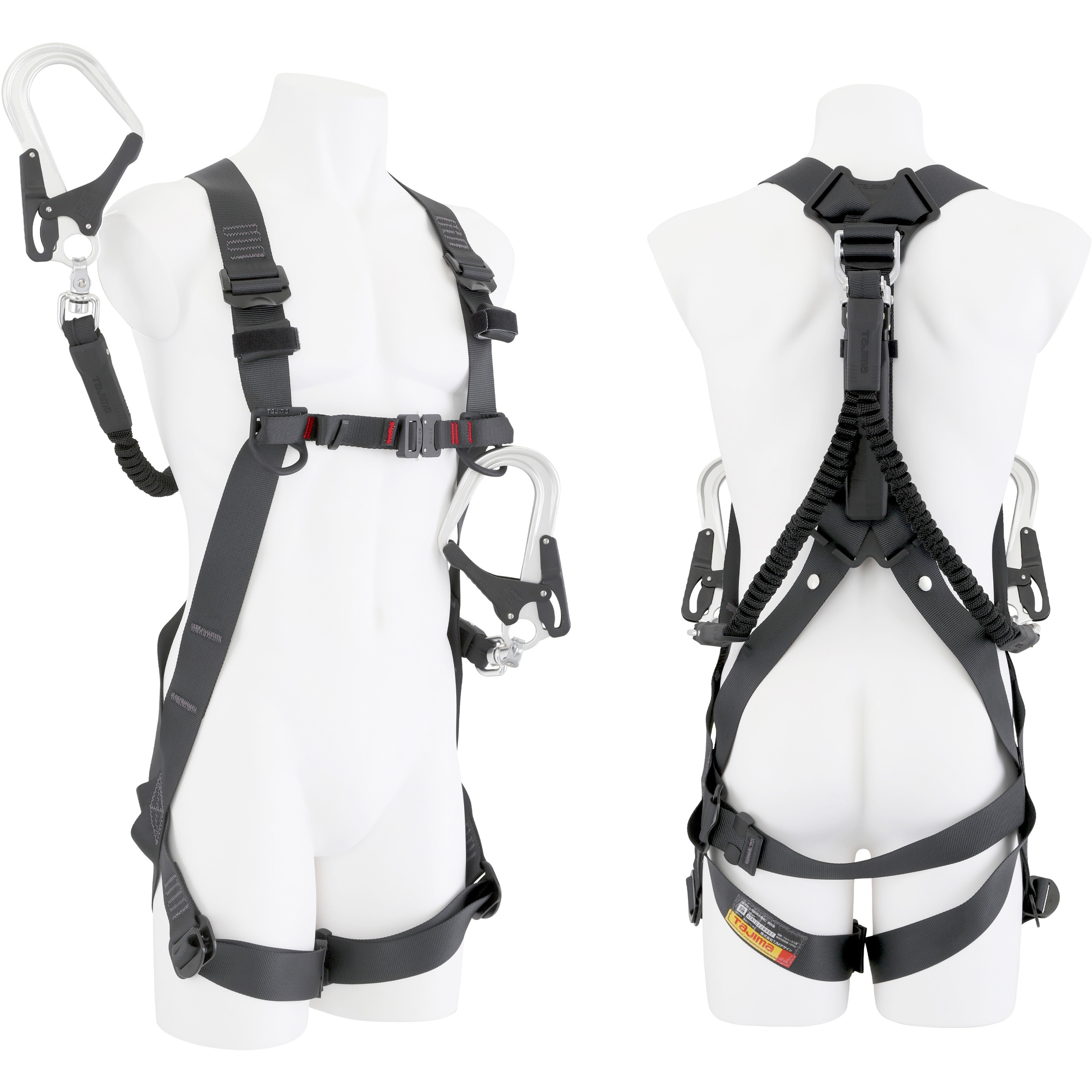 A1GSMJR-WL8BK 墜落制止用器具(安全帯) フルハーネス型 ハーネスGS 黒