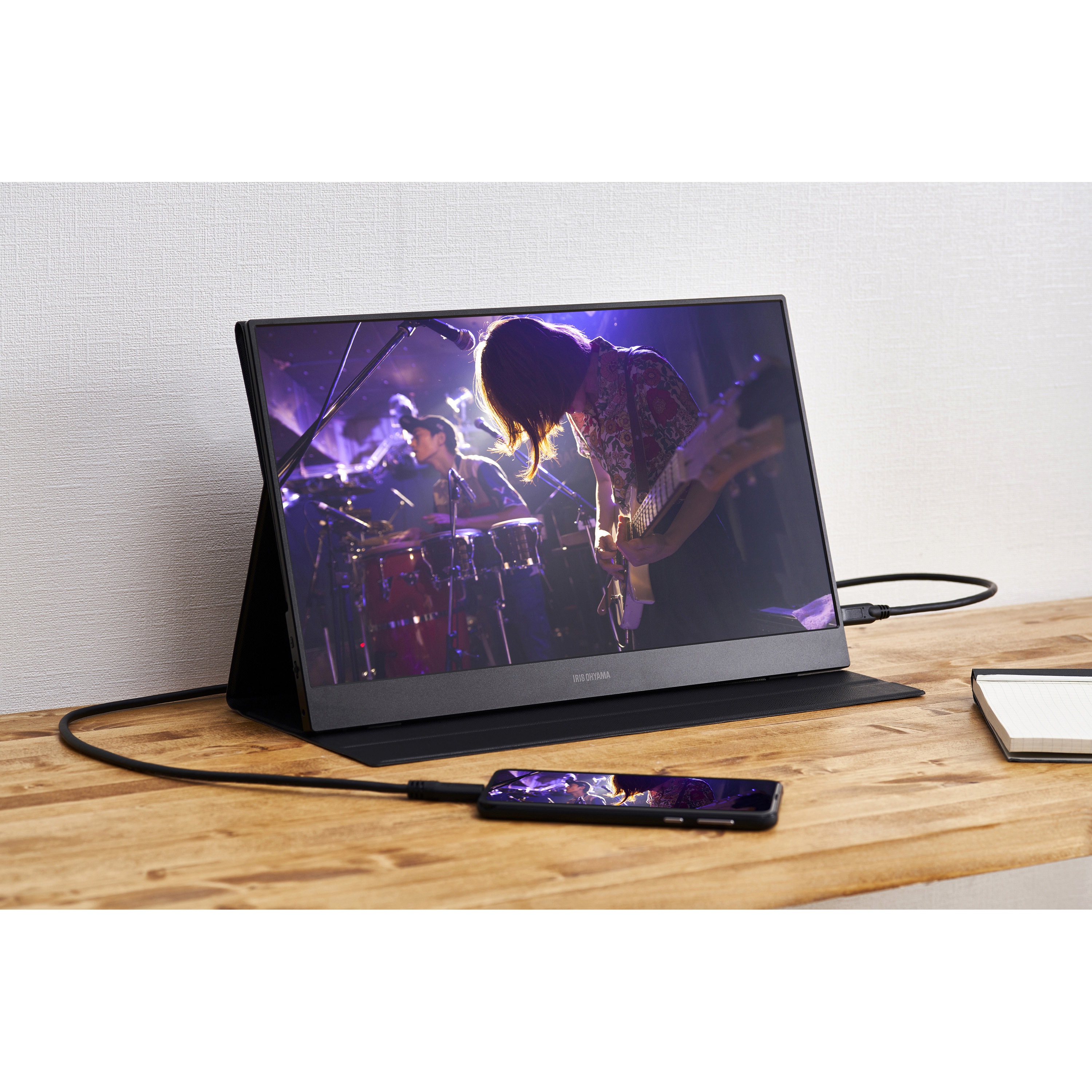 ILD-A1616MS-B ポータブルモニター 1台 アイリスオーヤマ 【通販