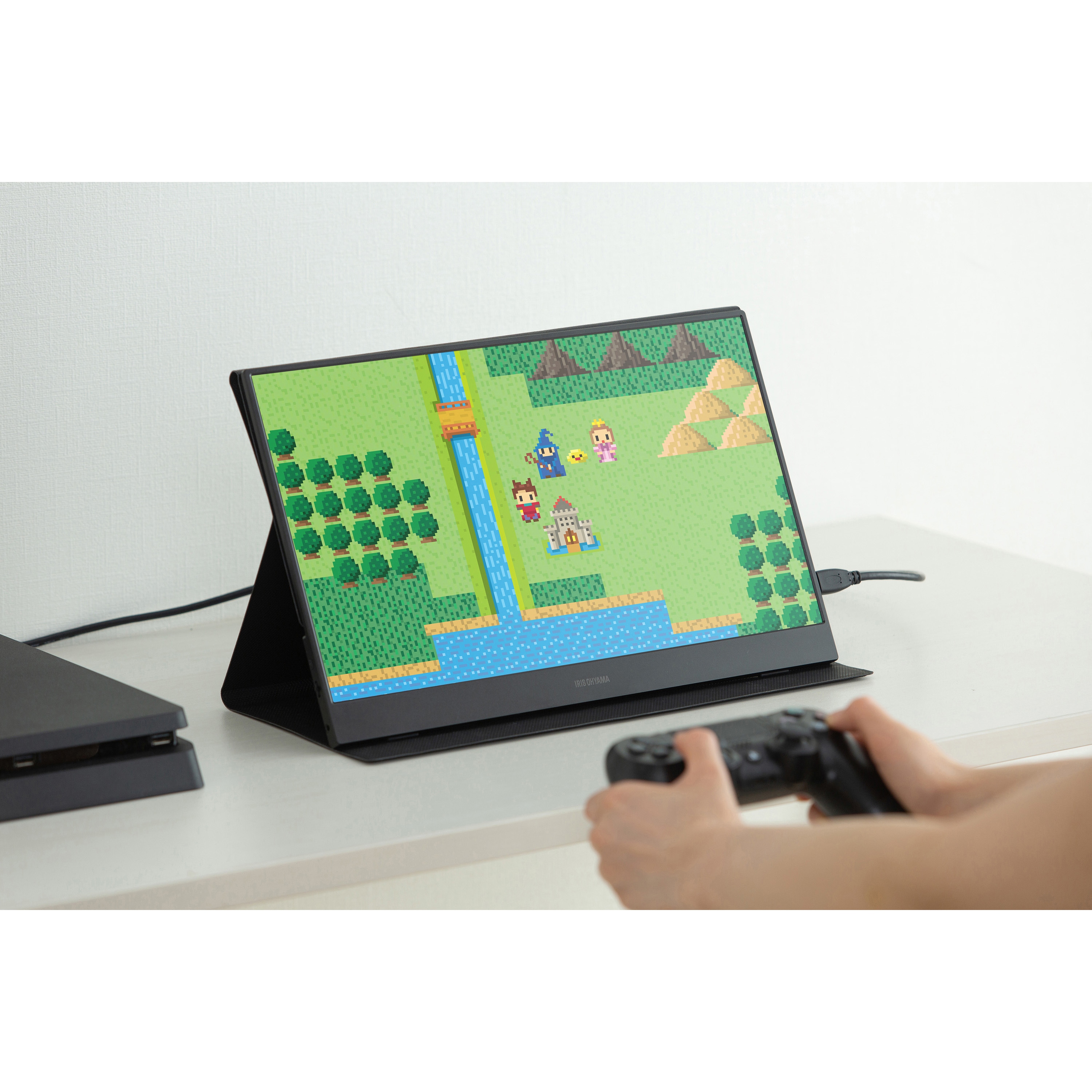 ILD-A1616MS-B ポータブルモニター 1台 アイリスオーヤマ 【通販