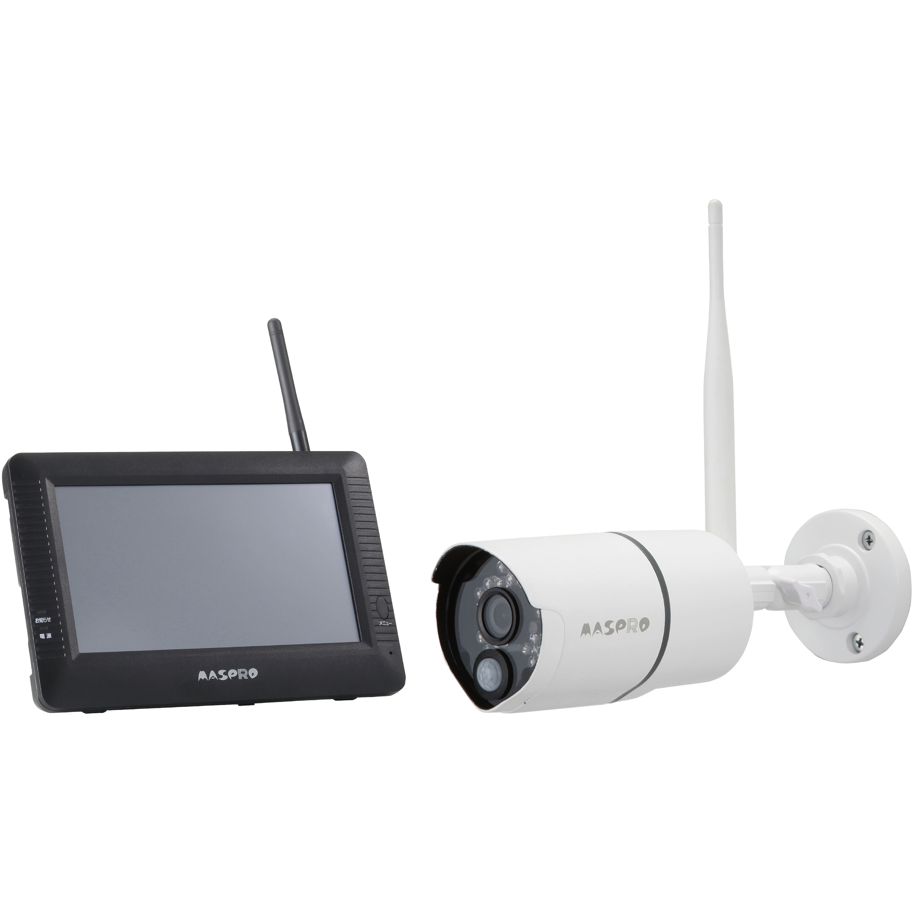 美品 マスプロ防犯カメラ WHC7M2 中古 （茶） マスプロ防犯カメラ