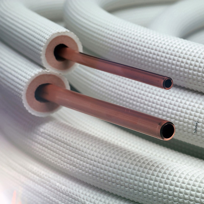 SH-2420 エアコン工事用被覆銅管(ペア配管20m巻き) 1個 星朋商工