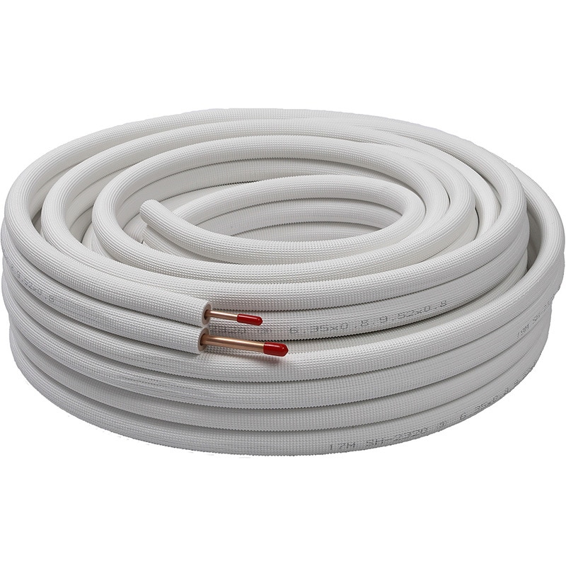 SH-2420 エアコン工事用被覆銅管(ペア配管20m巻き) 1個 星朋商工