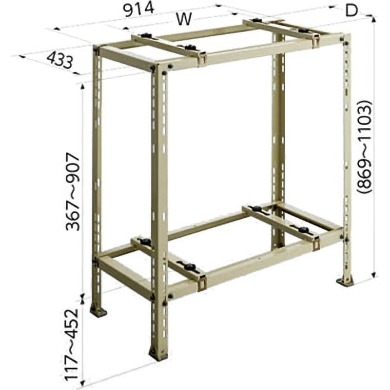C-WJ-LH2 クーラーキャッチャー2段置用/平地置用 1台 日晴金属 【通販