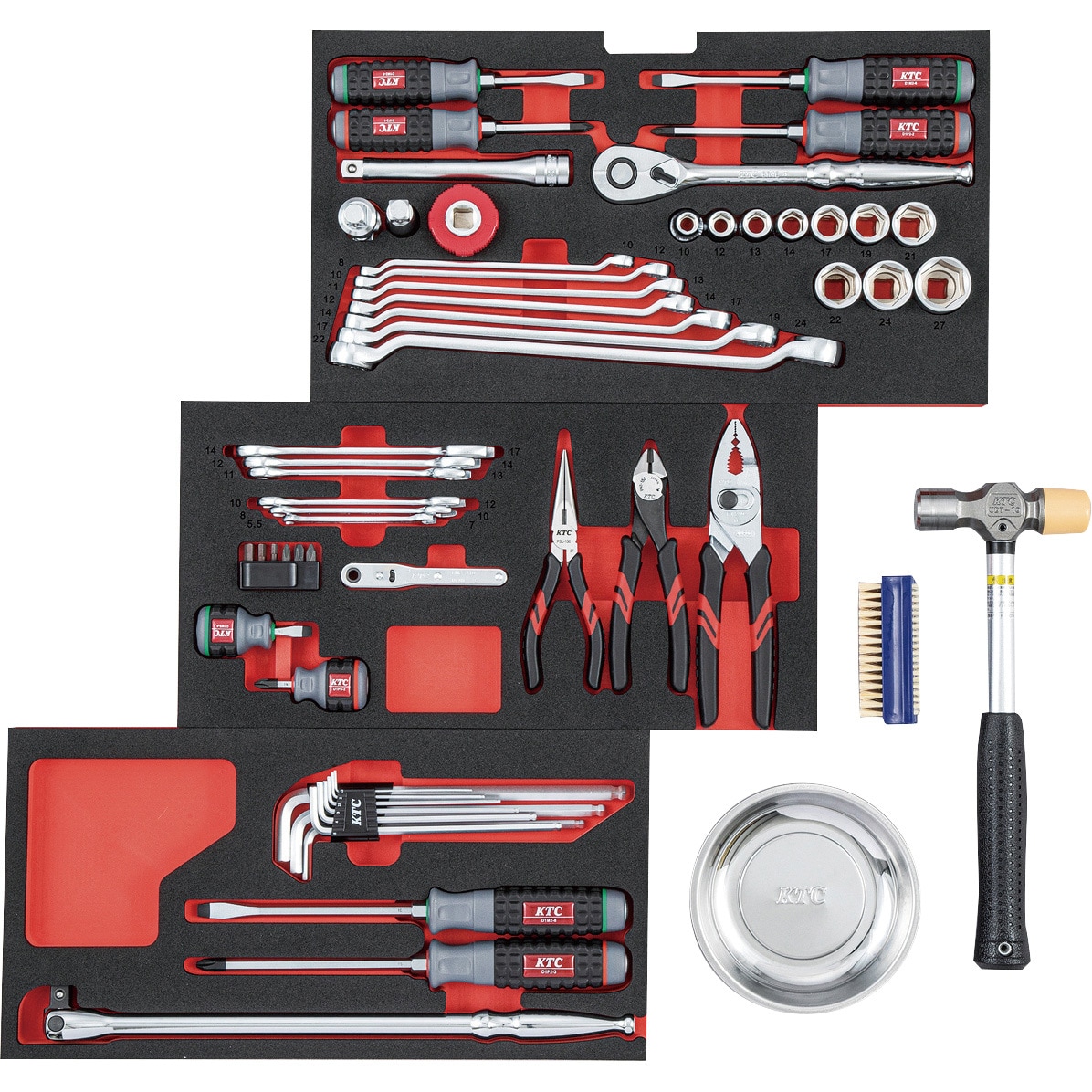 SK4590E 工具セット(チェストタイプ) 1セット KTC 【通販モノタロウ】