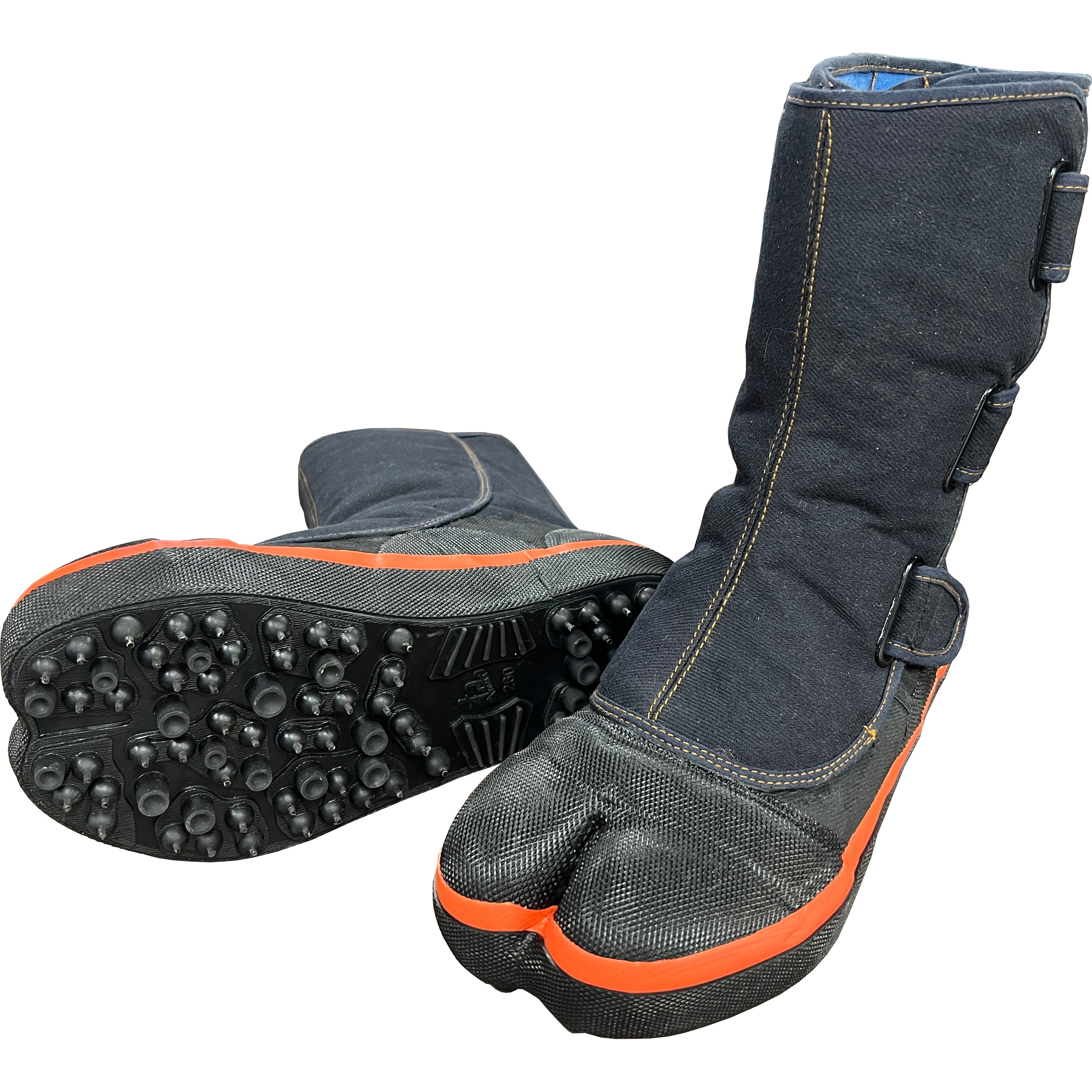 KM160 杣 チェンソー防護スパイク地下足袋 WAKO(和光商事) ブラック色