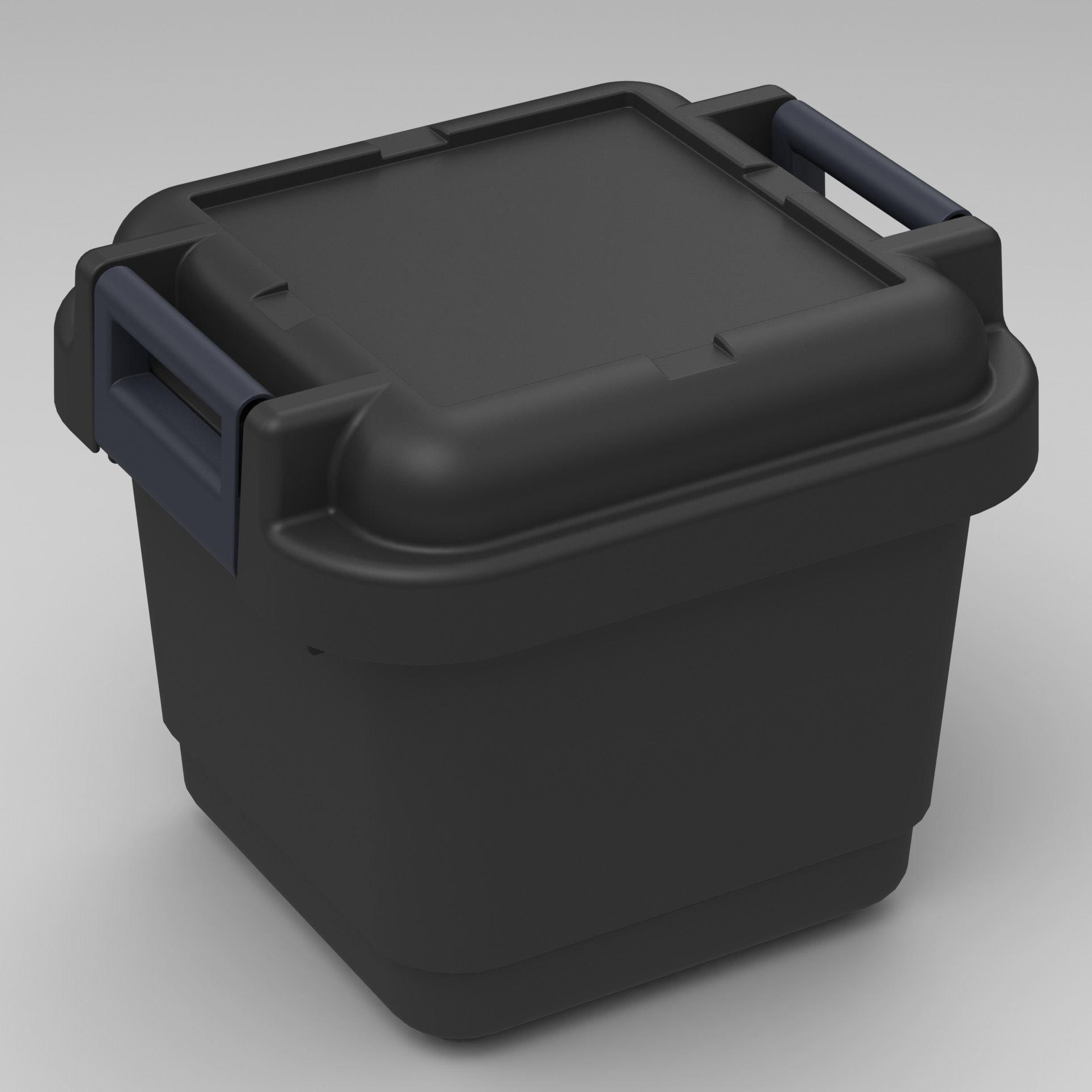 スタッキングトランクボックス モノタロウ 耐荷重100kg ブラック色