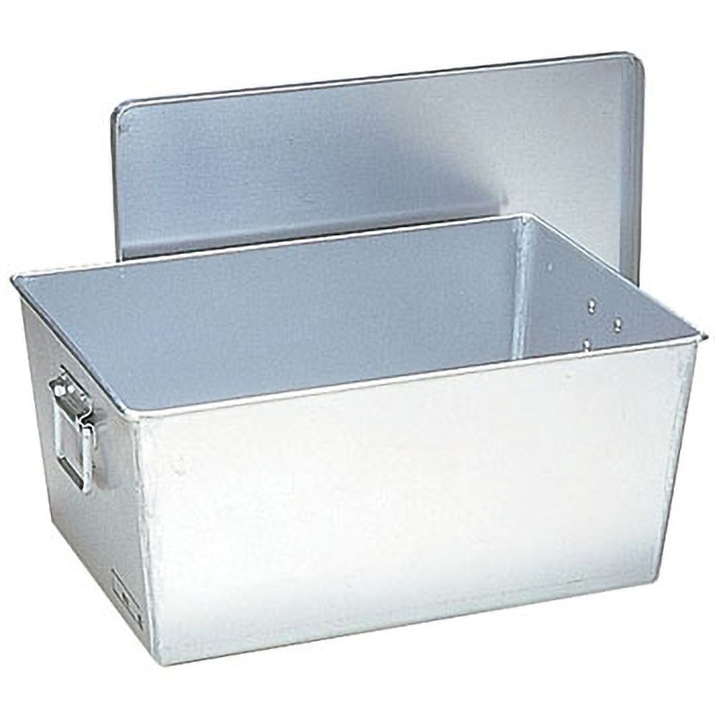 259 アルマイト 給食用パン箱深型(蓋付) 1個 オオイ金属 【通販