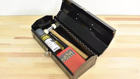 ツールボックス モノタロウ レッド色 外寸(幅×奥行×高さ)361×167×115mm