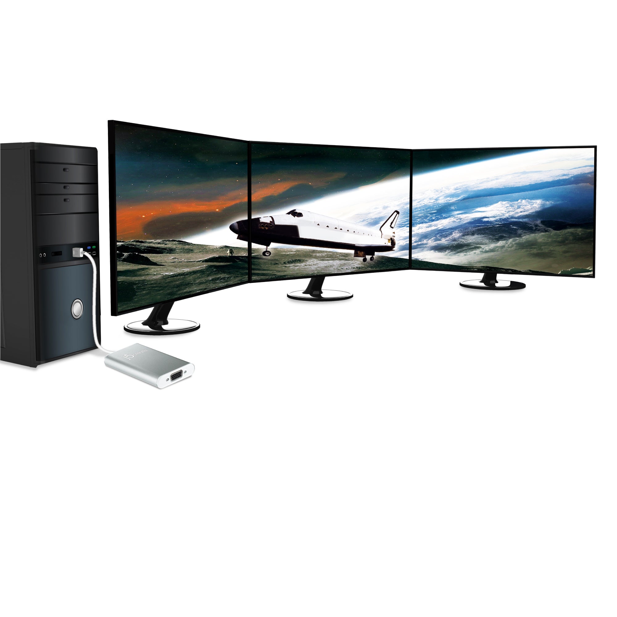 JUA210 USB 2.0 to VGAディスプレイアダプター – new-jp-j5create