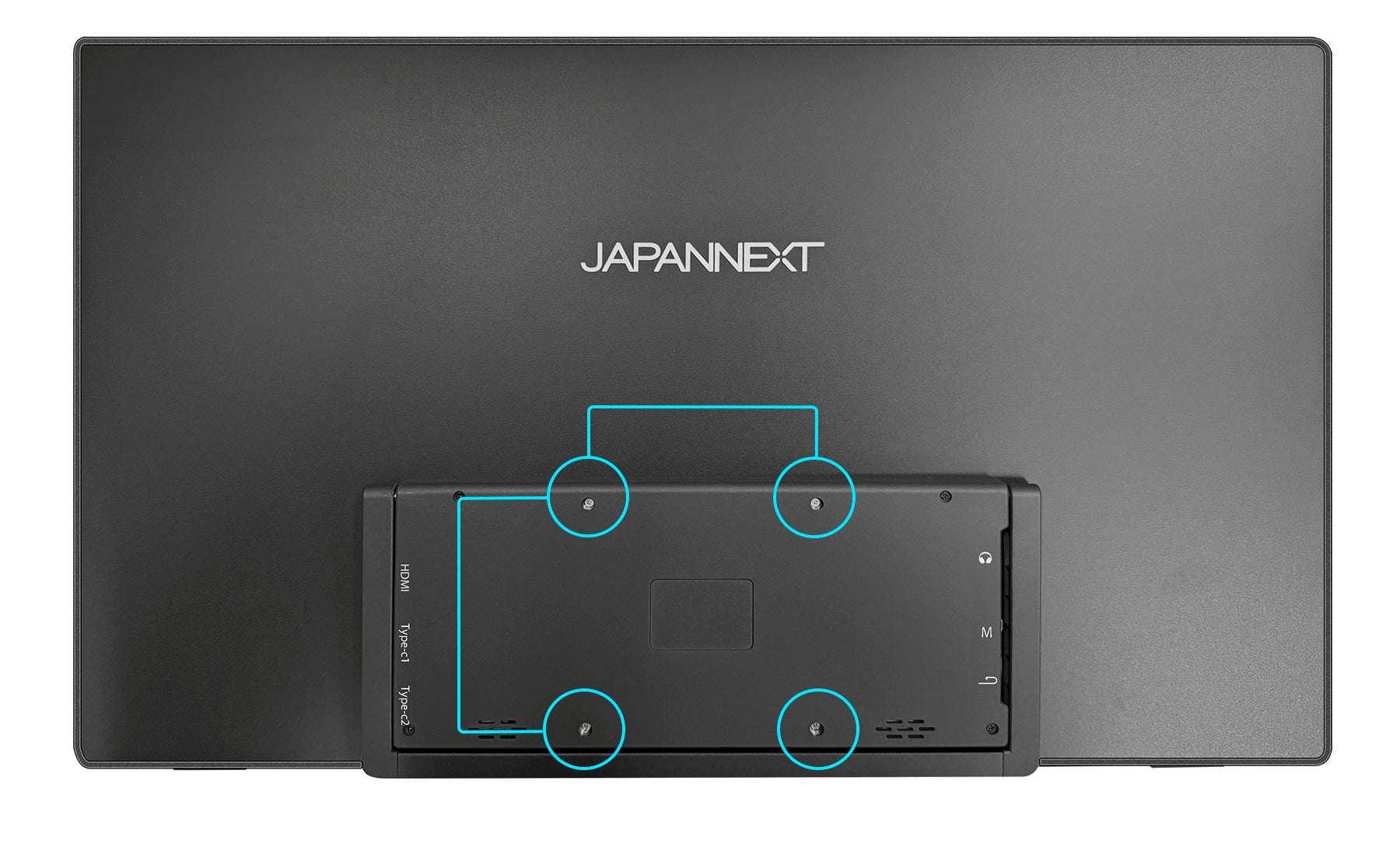 JAPANNEXT 18.5インチ IPSパネル搭載 4K(3840x2160)解像度 モバイル