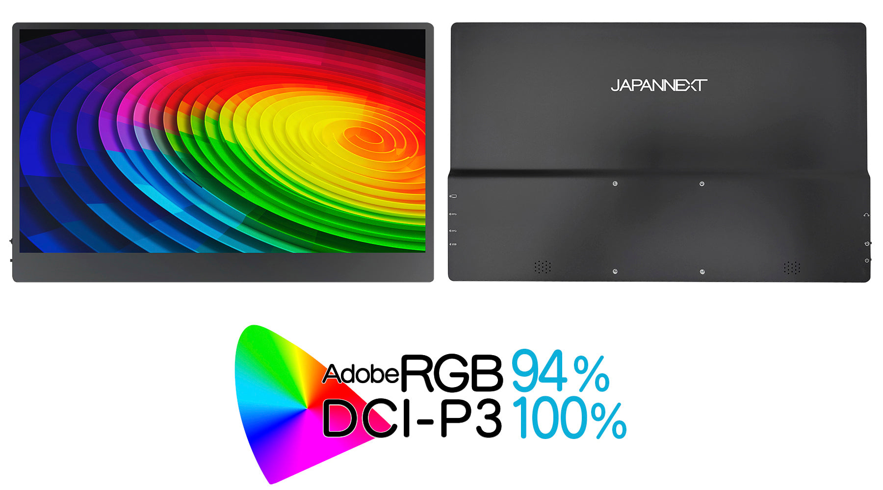 JAPANNEXT 15.6インチ 有機EL(OLED)パネル搭載 4K(3840x2160)解像度