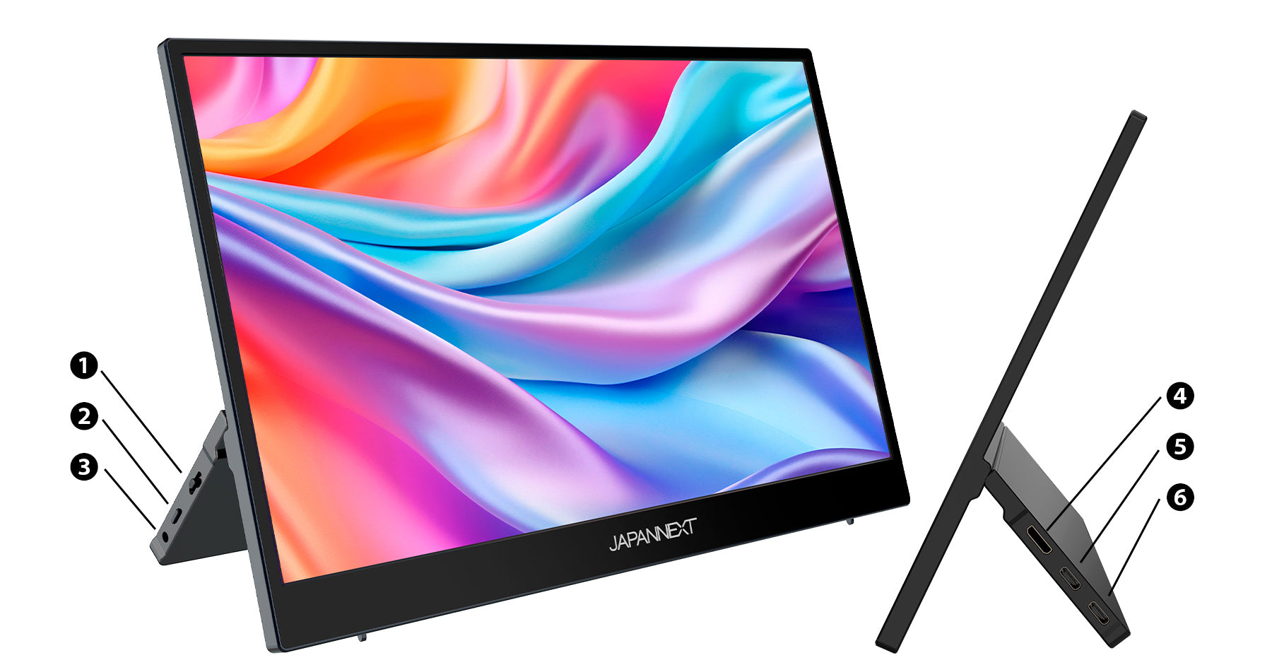 JAPANNEXT 14.1インチ IPSパネル搭載 フルHD(1920x1080)解像度