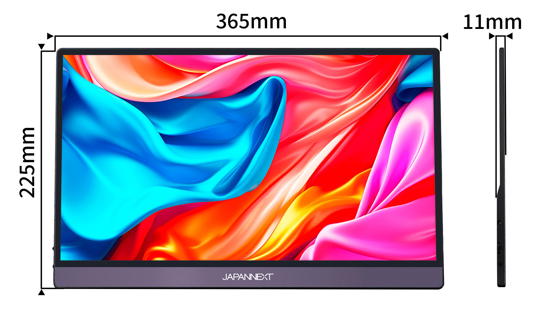 JAPANNEXT 15.6インチ タッチパネル搭載 フルHD(1920x1080)解像度