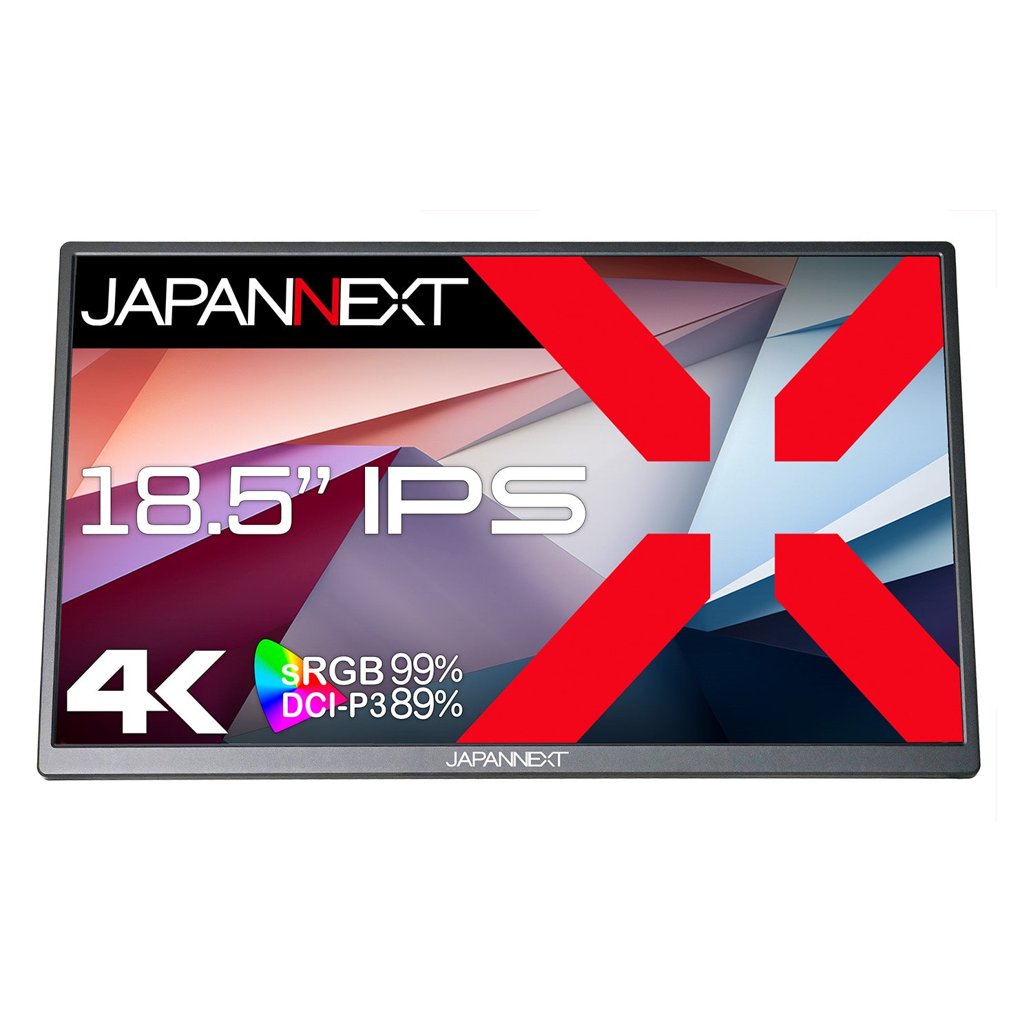 JAPANNEXT 18.5インチ IPSパネル搭載 4K(3840x2160)解像度 モバイル